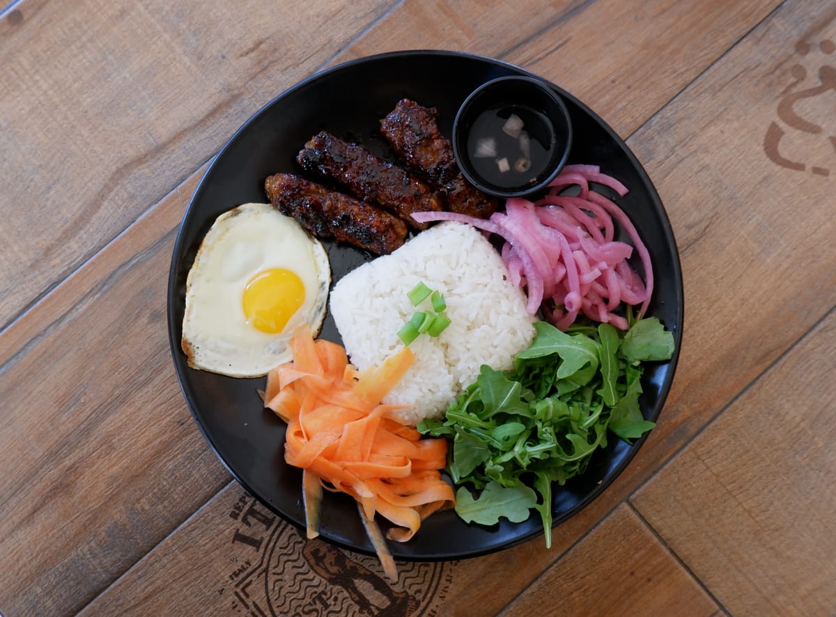 Longganisa Rice Platter