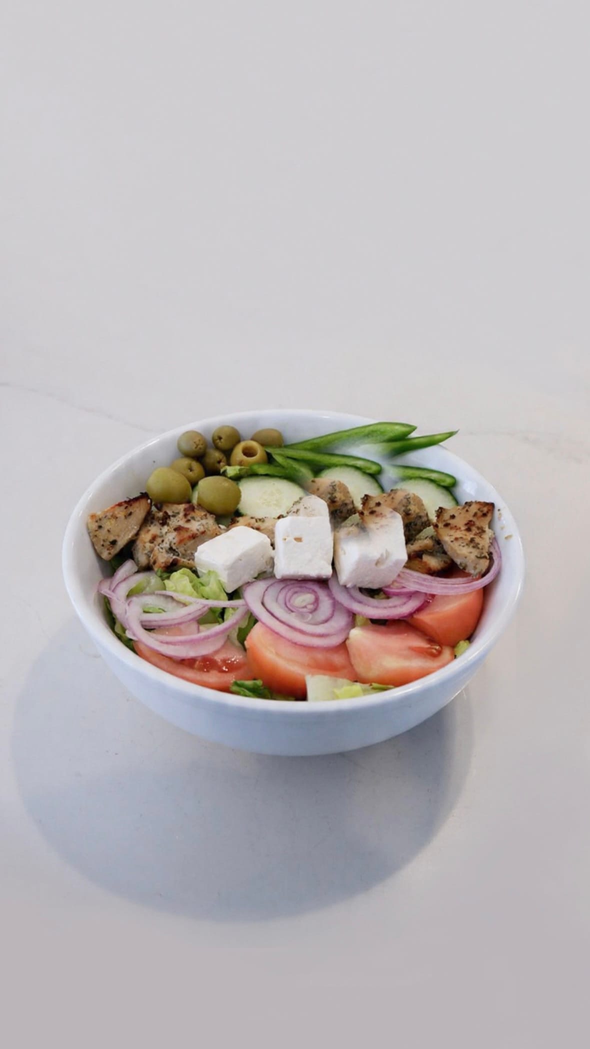 Greek Salad with Grilled Chicken